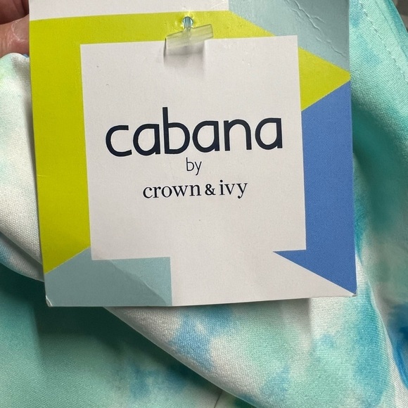 Crown & Ivy Cabana Tie Dye Swim Trunks Size XXL (40-42) - Picture 8 of 10